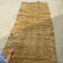 쌀가마니 짚발 보온 거적 멍석 이엉 도로 미끄럼 방지 풀매트 뜨개질 가마니 콘크리트, 보온거적1m폭1m길이(두꺼운)