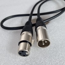 신길전자 XLR 캐논암수케이블 1M ~ 30M, 케이블길이 2M