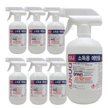 다나(조은) 소독용 에탄올 스프레이 500ml/소독용/에탄올/스프레이, 7개