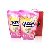 샤프란 섬유유연제 1000ml+1000ml 세탁세제 선물 섬유유연제 _ 3501209EA, $ 1, $ 본상품선택