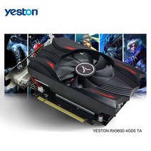 Yeston Radeon RX 560D GPU 4GB GDDR5 128비트 게임용 데스크탑 컴퓨터 PC 비디오 그래픽 카드는 DVI-DHDMI 호환 지원