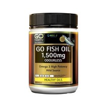 GOhealthy [뉴질랜드 피쉬오일] 고헬씨 고 피쉬오일 무향 1500mg 210캡슐 1개
