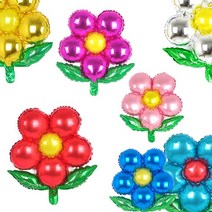 파티쇼 KC인증 NEW 잎사귀플라워은박풍선 (8617640), 2.(잎사귀)플라워은박풍선(실버)
