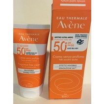 선크림 아벤 선크림 Spf 50+ 무향료 인비저블 피니쉬 선 크림 50ML NIB