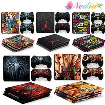 소니 플레이스테이션4 ps4 pro 전신스킨, PS4 PRO 스파이더맨3, 1개