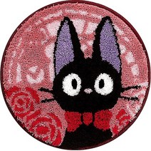 일본직발송 4. 센코(Senko) 센코 마녀의 택배와 케이토 체어매트 핑크 직경 약 38cm 91245 B06XXCX914, 시계탑 검은 고양이 지지_One C, One Color