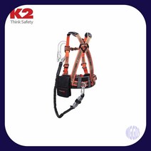K2 상체식벨트 KB-9102 오렌지 M 상체식안전벨트 산업안전용품 건설안전벨트 공사안전벨트