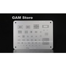 for ipad pro bga stencil ram wifi nand flash baseband power amplifier audio ic reball heat template, 10개