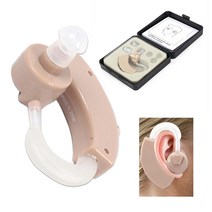 청력 도구 음향 증폭기 보조 장치 노인 볼륨 조절 Audifonos 헤드폰, 01 Without battery