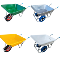 외발수레 쌍발 손수레 농장용 농사 일륜차 이륜차 구루마, P캡일륜에어