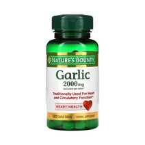 네이처스바운티 갈릭 마늘 2000mg 120정 탄산칼슘