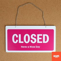 OPENCLOSE 도어사인 문고리포맥스 문팻말 사인물 open 영업시간스티커 아크릴판글자, 포멕스 가로형, 기본