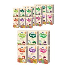 요미요미 유기농주스 125ml 6종 각4팩 (총24팩), 1세트