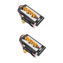 밸런스 드론 카 배터리 보트 모터 RC 충전기 XT60 XT30 T-플러그 병렬 LIPO 충전 보드 2-6S ISDT Q6 T6 Lite PL6 PL8 IMAX B6 B6AC B, 2PCS XT60 XT60