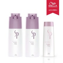 [웰라] SP 밸런스 스캘프 대용량 샴푸 1000ml x2 +250ml, 없음