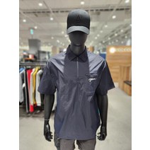남여공용 컴포트핏 반집업 반팔셔츠 볼컴 VA222SI004 NV M