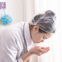 투명방수 다용도 위생헤어캡 100P 파마 염색 비닐커버 100P, 10개