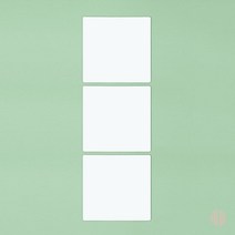 벽에 붙이는 안전 아크릴 거울 3P세트 20X20CM 정사각 스티커거울 붙이는벽거울 거울