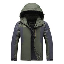 캠핑 2021 남성 자켓 플러스 벨벳 두꺼운 등산 의류 방풍 캐주얼 코트 망 겨울 후드 야외 큰 크기 9XL, 03 Green_02 L