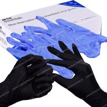 50p 일회용 라텍스 장갑 리트릴 장갑 시술용 위생장갑 시험용 국시용 안산 뷰티모아 블루 블랙, 블랙/S소형25쌍/50p(1팩)/1ea, 소(S)