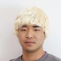 남자 아이돌 가발 (금발), 상세 설명 참조
