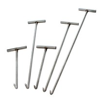 갈고리 셔터 후크 스테인리스 갈퀴 맨홀 스틸 도어, 스틸 38cm 직경 12mm 팁