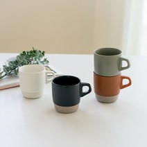 킨토 슬로우 스택 머그컵 310ml, 네이비