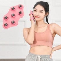 구슬 지압 멀티 마사지 롤러 패드 얼굴 목 어깨 다리