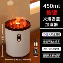 화산가습기 볼케이노 불멍 가습기 미니 조명 usb, USB 플러그인 가습기