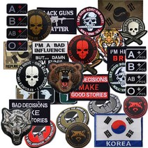 밀리터리 전술 패치 와펜 군 가방 옷 모자 벨크로 찍찍이 서바이벌 패치, A11, 1개