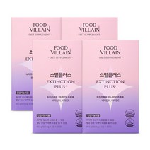 푸드빌런 소멸플러스, 90정, 49.5g, 4개