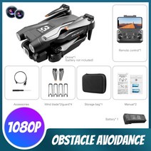 드론 Z908Pro 드론 카메라 포함 HD 4K 지능형 장애물 회피 미니 전문 RC 쿼드콥터 장난감, 13 BK 1080P 1B