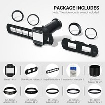 필름스캐너 필름스캔 35mm 네거티브 스캐너 컨버터 canon eos r rp, is-2 교체