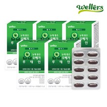 웰러스 눈에 좋은 오메가루테인 5박스 (5개월분), 5개, 1050mg 30캡슐
