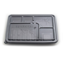 팩투유 AJ 5칸 돈가스 일회용 도시락용기 소분, 100개입, 1개