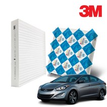 3M 아반떼MD PM2.5 초미세먼지 에어컨필터 PM0.3효율 DF09, 단품