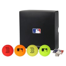 [MLB] Boston Red Sox 3-Layer Color Golf Ball & Ball Marker SET (골프공 & 볼마커 세트) / BL195UGPBM003