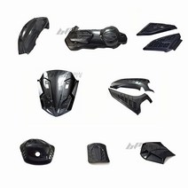 야마하 NMAX 21 22 23 년 카본 커버 BPK 룩세트 8종 카울 튜닝 BIKI