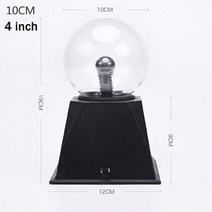 플라즈마볼 인테리어장식품 북유럽인테리어소품 LED 매직 플라즈마 볼 라이트 USB/배터리 전원 참신한 유, 02 4 inch_01 with USB