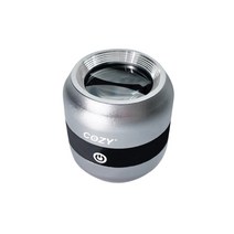 코지 COZY 고휘도 10배율 LED 스케일 루페 확대경 렌즈 충전식 CZ-LSL-10X, 1개