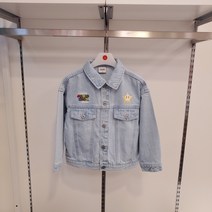 래핑차일드 부평점 슈퍼마리오 브로스의 그래픽 데님 자켓 B3A49-II2-5I LHC