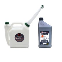 몬스터 5L 혼합통 + 2T 엔진오일 연료통 예초기 엔진톱 체인 2싸이클용 벌초 제초