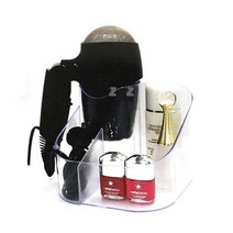 [에이치플러스몰] 투명칸막이 드라이어 정리대 정리선반 정리함 홀더