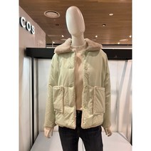 [코인코즈](DP1WM825)털카라 리버시블 패딩 점퍼