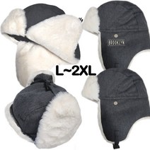 스타하우스 TOF 찐 부드러운 보아퍼 빅사이즈 방한 모자 2XL 털 겨울 군밤 항공모 캠핑 낚시 스키 보드, 타입12)FKE 뉴욕NY
