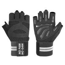 휘트니스 장갑 헬스 크로스핏 트레이닝 풀업 스트랩 반장갑, S  손18-19 cm  손 큰 여성용, H