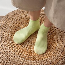 엑스미스 남녀공용 쇼콜라 단목 골지 컬러 무지 패션양말