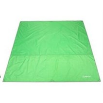 야외 방수 지상 매트 옥스포드 천 캠핑 텐트 비치 매트, L 그린, 220x150cm