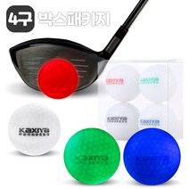 카시야 야광 LED 발광 골프공 4구 박스패키지, 선택완료, LED볼4구패키지_화이트