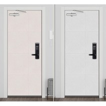 현관문 외부소음차단 셀프시공 자석 방음재 자취방 스티커보드 간편시공, 1개, 문고리세트 베이지 74